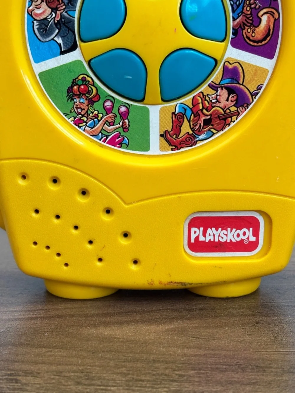 VINTAGE 1998 Playskool Hot Tunes Radio Musical Toy 5 Stations 20 Songs WORKS
